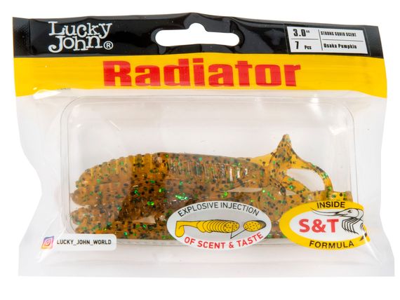 Виброхвосты съедобные LJ Pro Series RADIATOR 3.0"(7,5 см), цв. PA19, 7 шт.