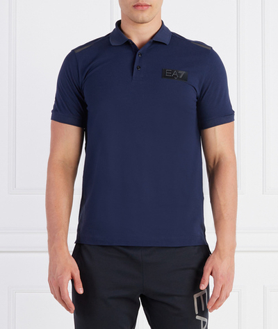 Поло EA7 - темно-синий(6RPF24 PJ5SZ)