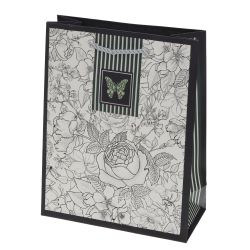 GAEM Пакет подарочный (бумага 210г/м2, блок микс 12шт), L18 W8 H23 см, 4в.