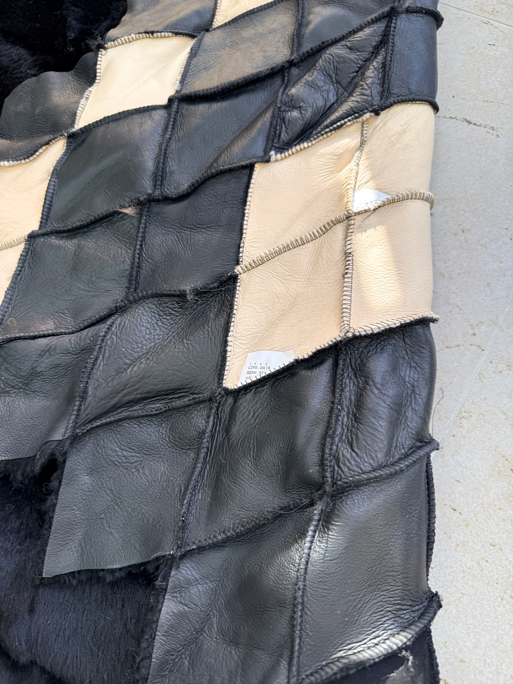 Покрывало меховое ковер из шкуры овчины