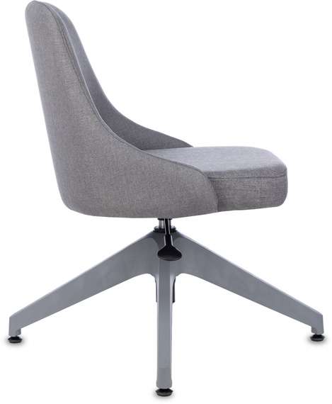 Кресло Бюрократ CH-340GLZ серый 38-404 крестов.4-луч. пластик пластик серый