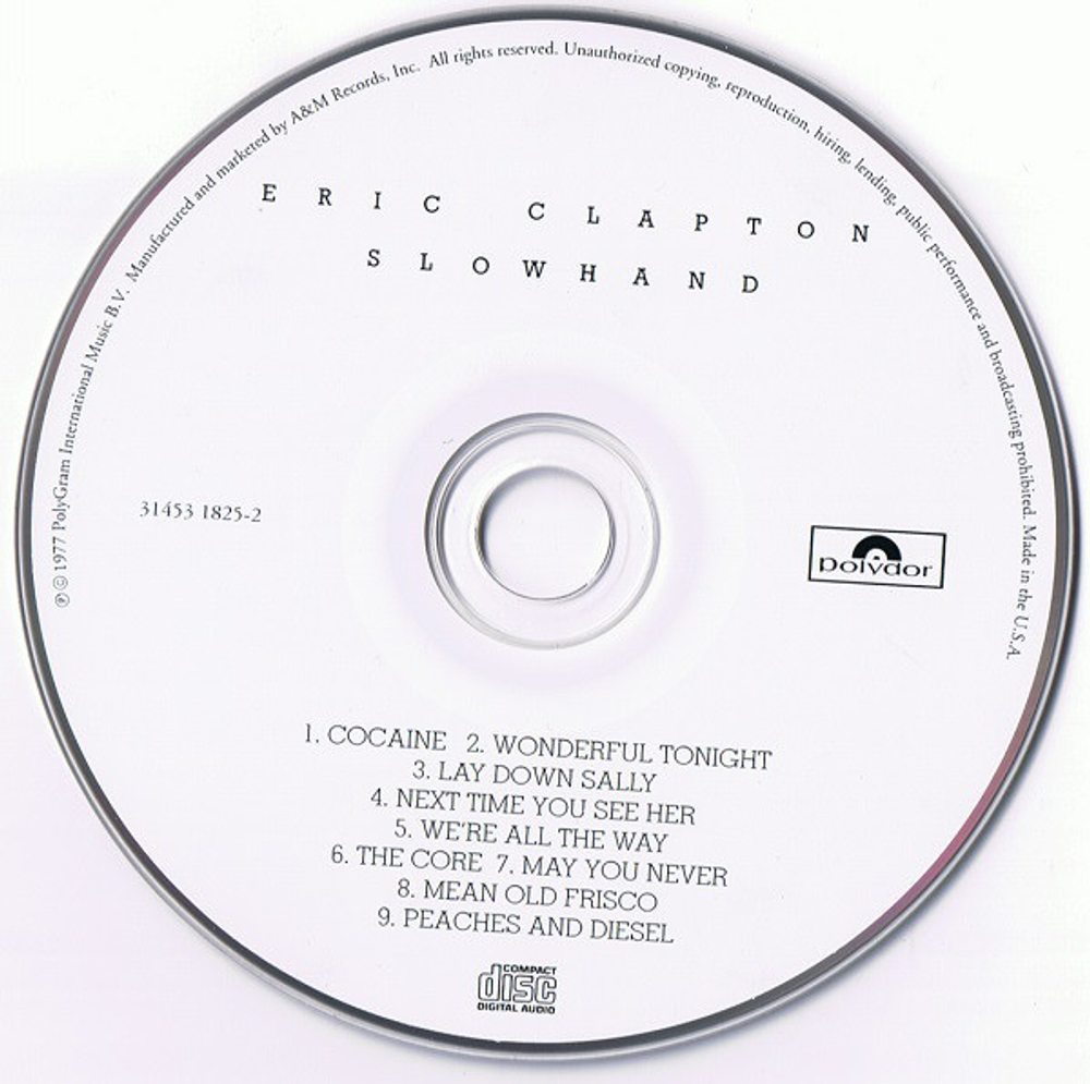 Eric Clapton / Slowhand (CD)