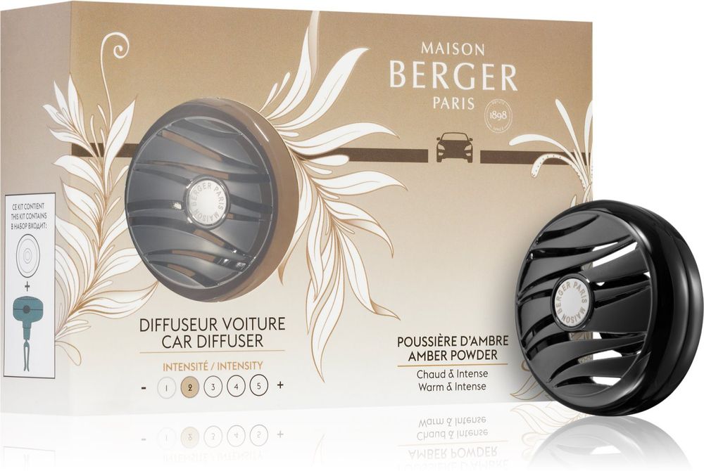 Maison Berger Paris держатель аромата для автомобиля Holly Amber Powder