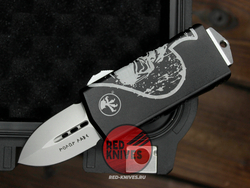 Нож Microtech Exocet D/E Memento Mori - клинок кинжальный