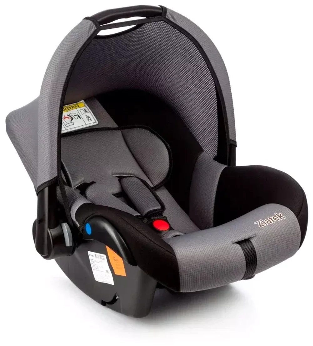 Детское автомобильное кресло ZLATEK "Colibri" серый, 0-1,5 лет, 0-13 кг, группа 0+, шт