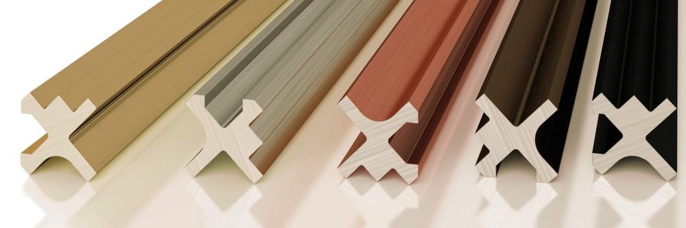 Теневой профиль разделительный анодированный титановый, 3000x10x10 мм