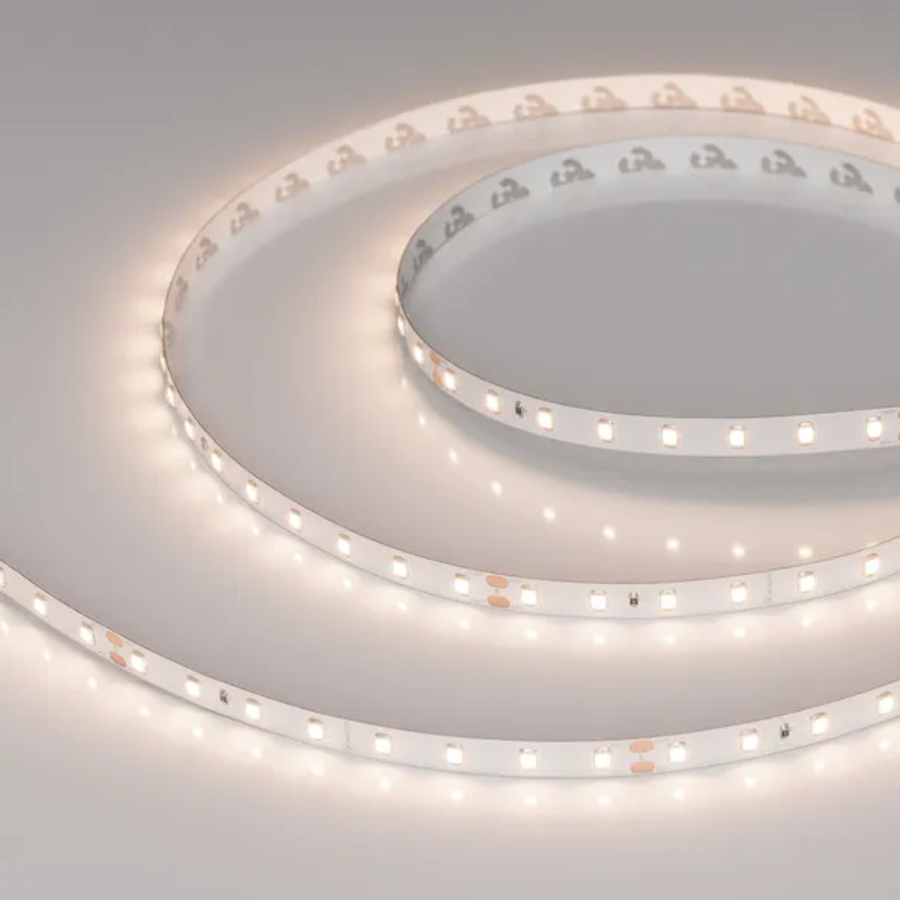 Светодиодная лента RT-A80-8mm 24V Warm3500 (6 W/m, IP20, 2835, 5m) (Arlight, Открытый) 028525(2)