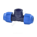 Тройник компрессионный ПЭ Дн 20х3/4"х20 ВР Ру16 RTP (РосТурПласт) 11600