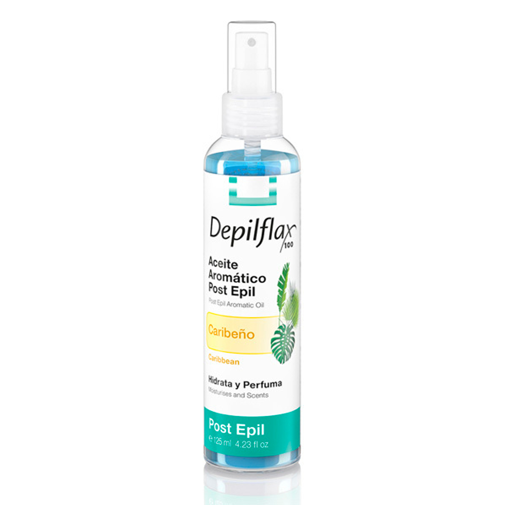 Масло после депиляции Карибский бриз для удаления остатков воска Depilflax Caribbean Post Epil Aromatic Oil 125мл