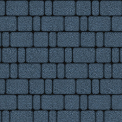 Тротуарная плитка КЛАССИКО - Гранит Синий, комплект из 3 видов плит