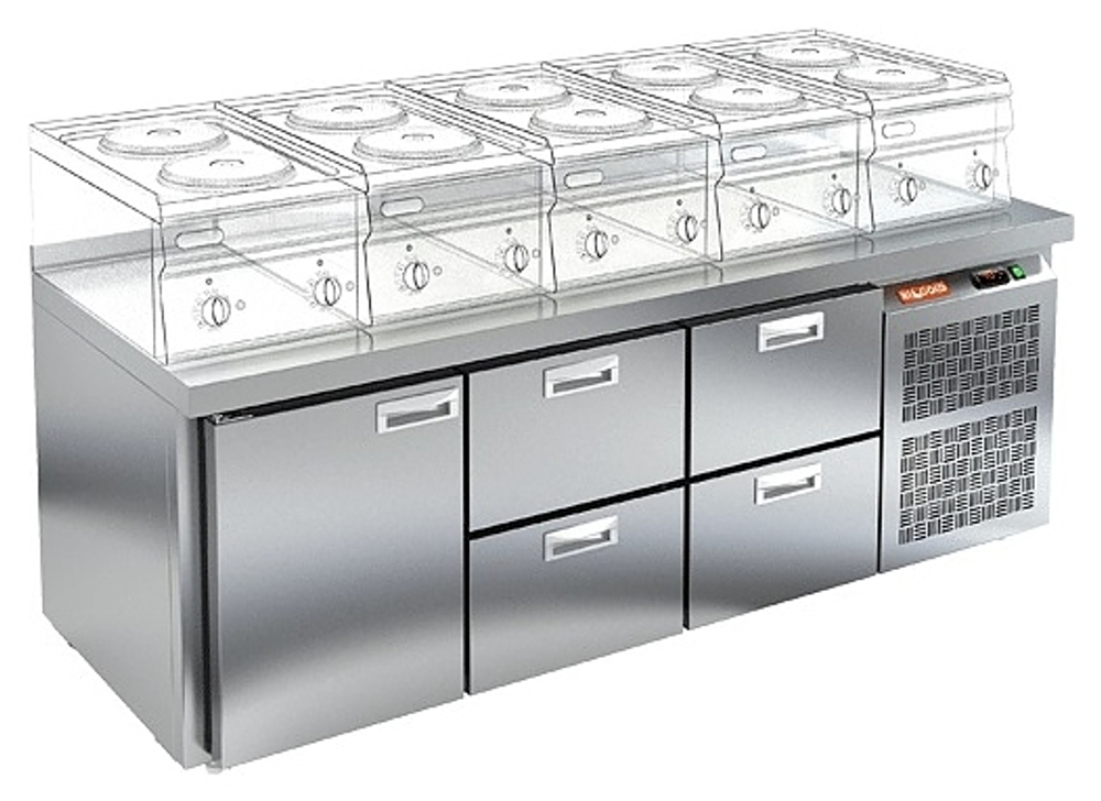 Стол морозильный HICOLD GN 122 BR2 BT LT
