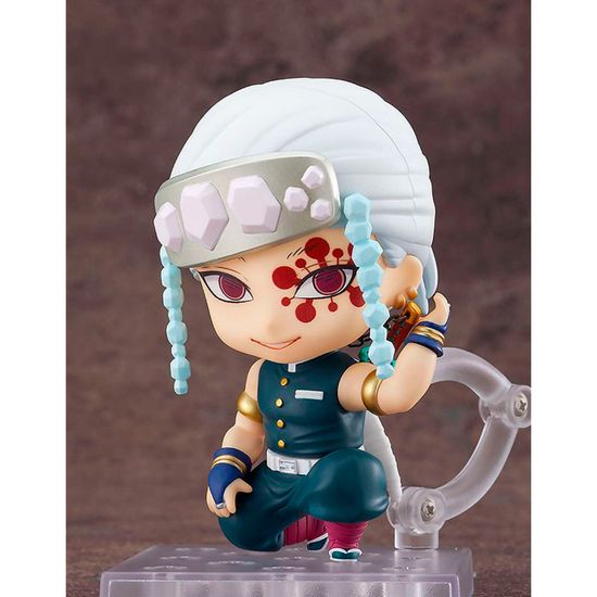 Фигурка Nendoroid Клинок рассекающий демонов Tengen Uzui 10см / Фигурка Нендороид по мотивам аниме "Клинок, рассекающий демонов", Тенген Узуй