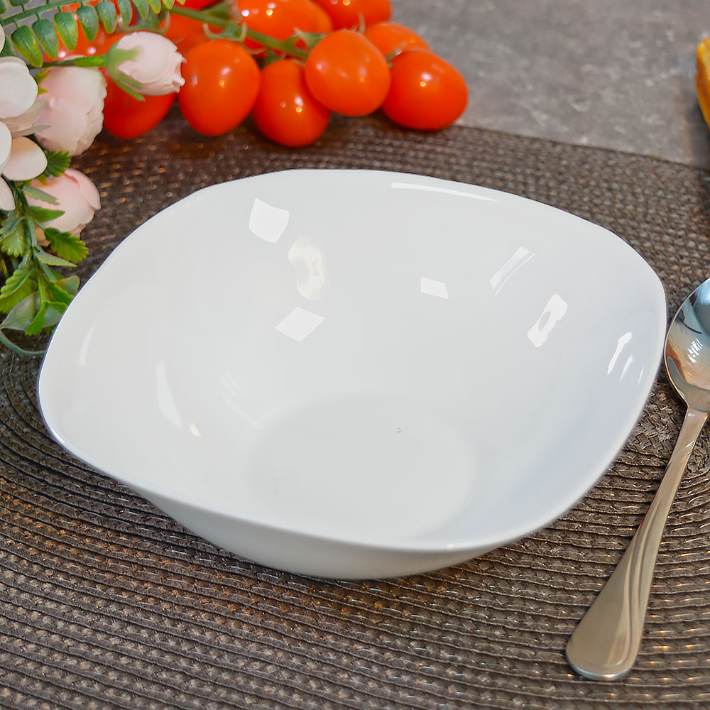 Салатник 470мл 14,5*14,5*4,7см Domestico, опаловое стекло, Без деколи