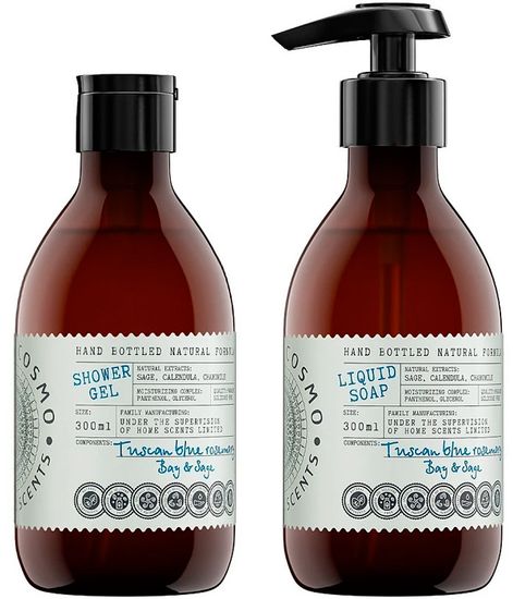 Розмарин, набор гель для душа и мыло для рук, Eteria cosmo