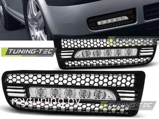 Дневные ходовые огни VW Golf 4 led drl black
