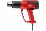 Фен технический WORTEX HG 6020-1  в чем. + набор сопл 2000 Вт, 2 скор., 350-600 °С (0334327)