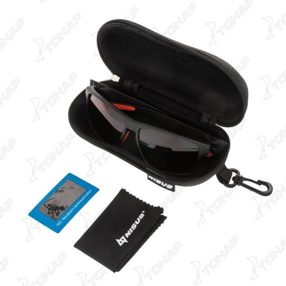 Очки поляризационные в жест.чехле (коричневый) (N-OP-LZ0471-C) Nisus