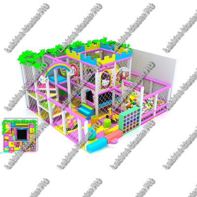 Детский игровой лабиринт "Привет, Китти!"