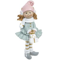 GAEM Фигурка декоративная "Мальчик/Девочка", L8 W8 H16 см, 2в.