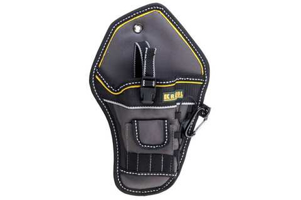 Кобура KRAFTOOL "INDUSTRIE" для шуруповерта, с отделениями для бит и сверл.