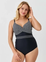 Купальник слитный зебра