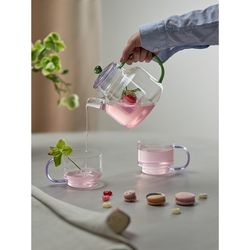 Чайник заварочный Orb, 1,2 л, фиолетовый/зеленый