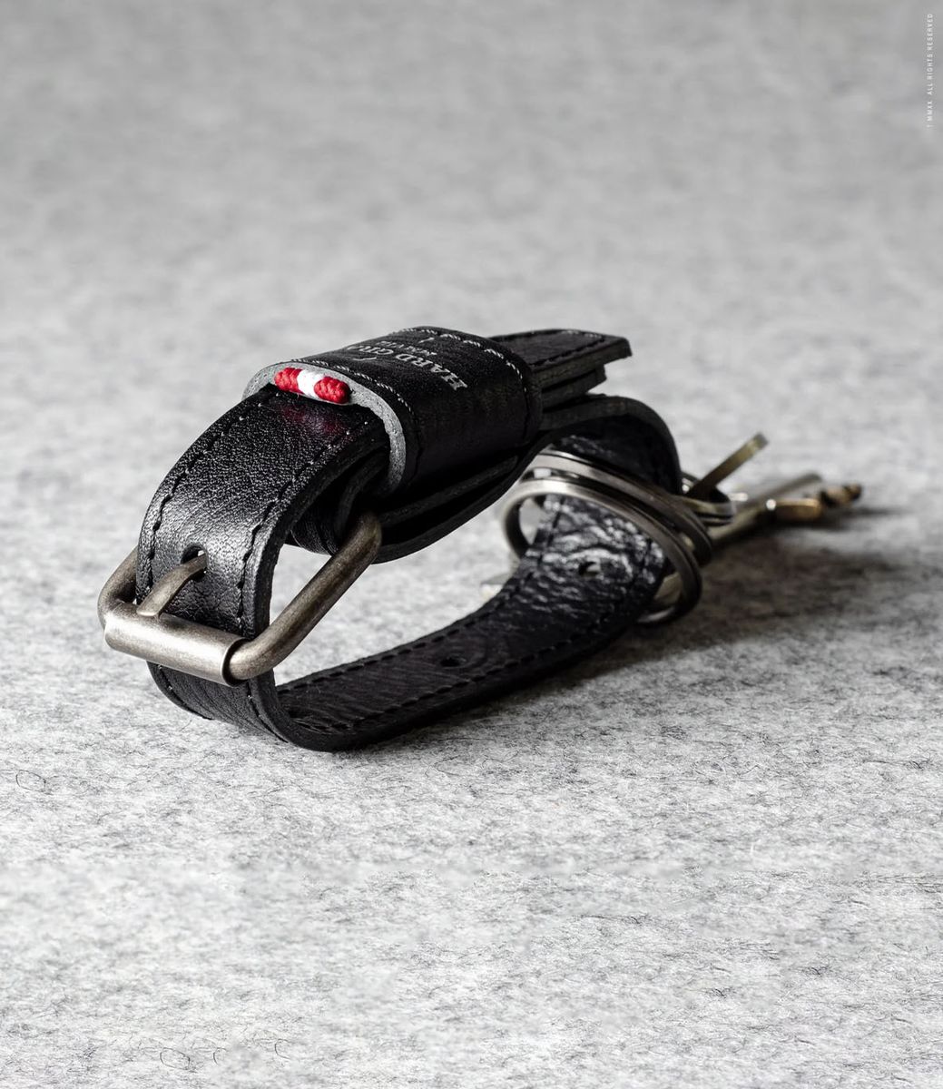 Hard Graft Key Belt Coal — ключница из кожи