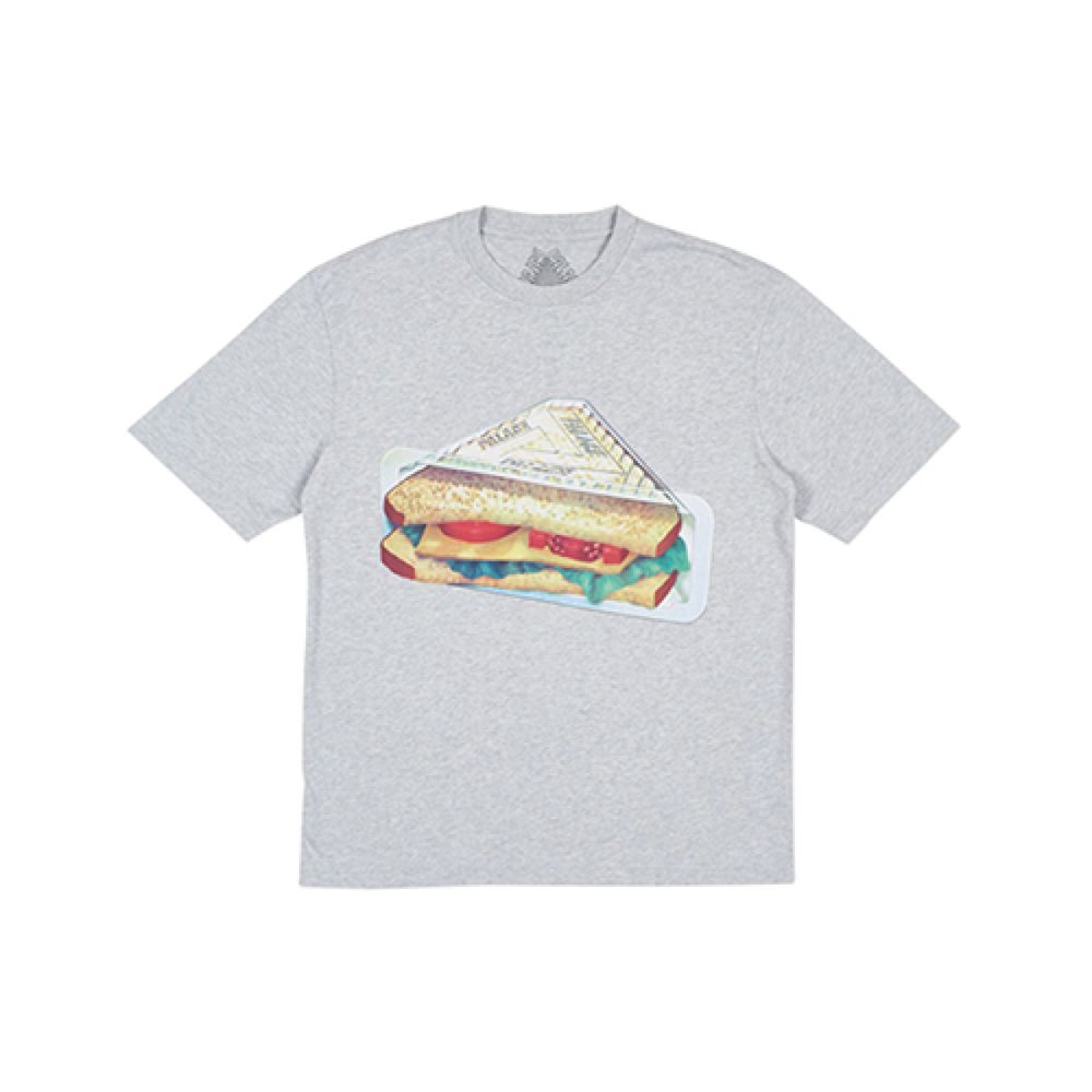 PALACE Plow Mans T-Shirt Grey Marl T