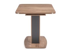 Стол на тумбе Токио-28 120(152)х75х75 дуб табачный / антрацит