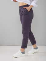 Брюки Бдж-129/серофиолетовый-джинс