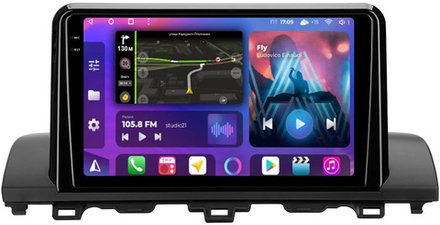 Магнитола для Honda Accord 10 2017-2021 (штатный 360) - FarCar BX9515BM-360 на Android 13, QLED+2K, TS10, 6Гб+128Гб, CarPlay, 4G SIM-слот