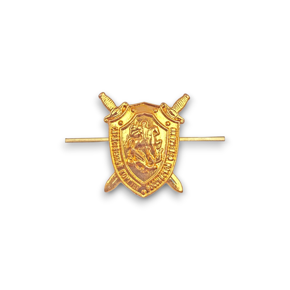Эмблема ( Знак ) Петличная ( Петлица ) Следственный Комитет Золотистая | ATRIBUTICASTORE.RU