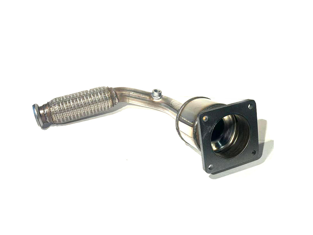 GP-42505, Пламегаситель на Peugeot 206 1,4-1.6л (двиг. TU5JP4B_EC5) (короткая с гофрой), МКПП