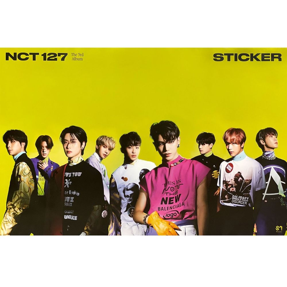 Официальный постер NCT 127 - Sticker (Sticky ver.)