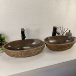 Раковина из речного камня ПАРА! RS-65543 51*28*15 0865