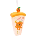 Стакан пластиковый 600мл «Свежесть лета» с трубочкой, цвета микс