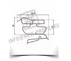 Уплотнитель для холодильника  Electrolux ERD32190X х.к. 375*575 мм(022 АНАЛОГ)