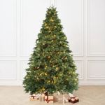 Елка с гирляндой встроенной «Королева леса» (Литая хвоя) от 1,2 м до 3 м