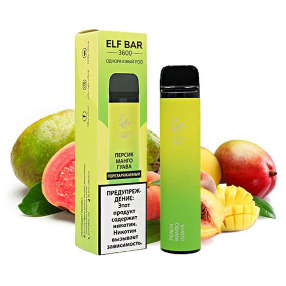 Elf Bar - Peach Mango Guava (3600)