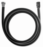 Душевой шланг Azario 150 см ПВХ с защитой от перекручивания черный матовый (AZ-157570124)