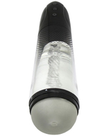 Перезаряжаемый вакуумный мастурбатор Eroticon PUMP X4M (Цвет: прозрачный с черным)