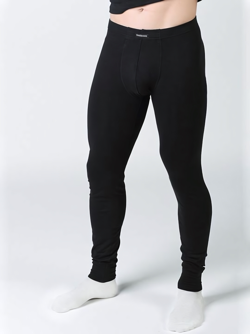 Мужские термокальсоны с начесом (Размер: L) (Цвет: черный)