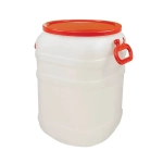 Канистра-бочка 30л с навесными ручками (горло 250 мм) крышка не завинчивается