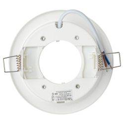 Светильник встраиваемый ЭРА KL35 WH /1 (к) под лампу GX53 белый термокольцо в комплекте