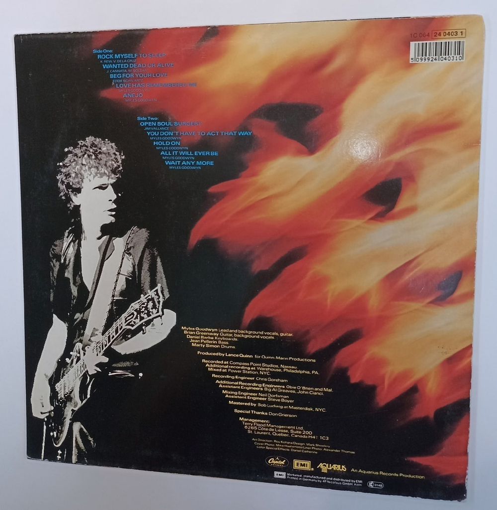 April Wine Walking Through Fire (Europe 1985)