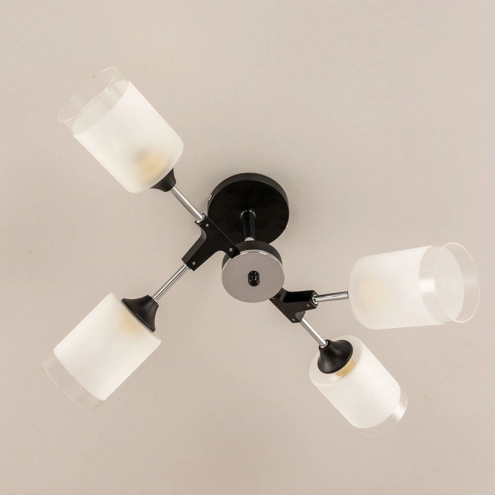 Citilux Эрик CL136145 Люстра потолочная Чёрная