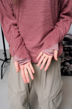 Худи Nothomme Blue Monte Lightweight Hooded Fleece Shirt "Salmon Pink"