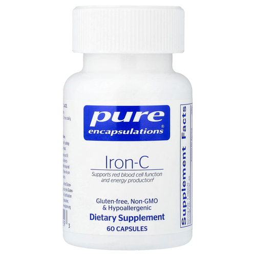 Pure Encapsulations, Iron-C, 60 капсул