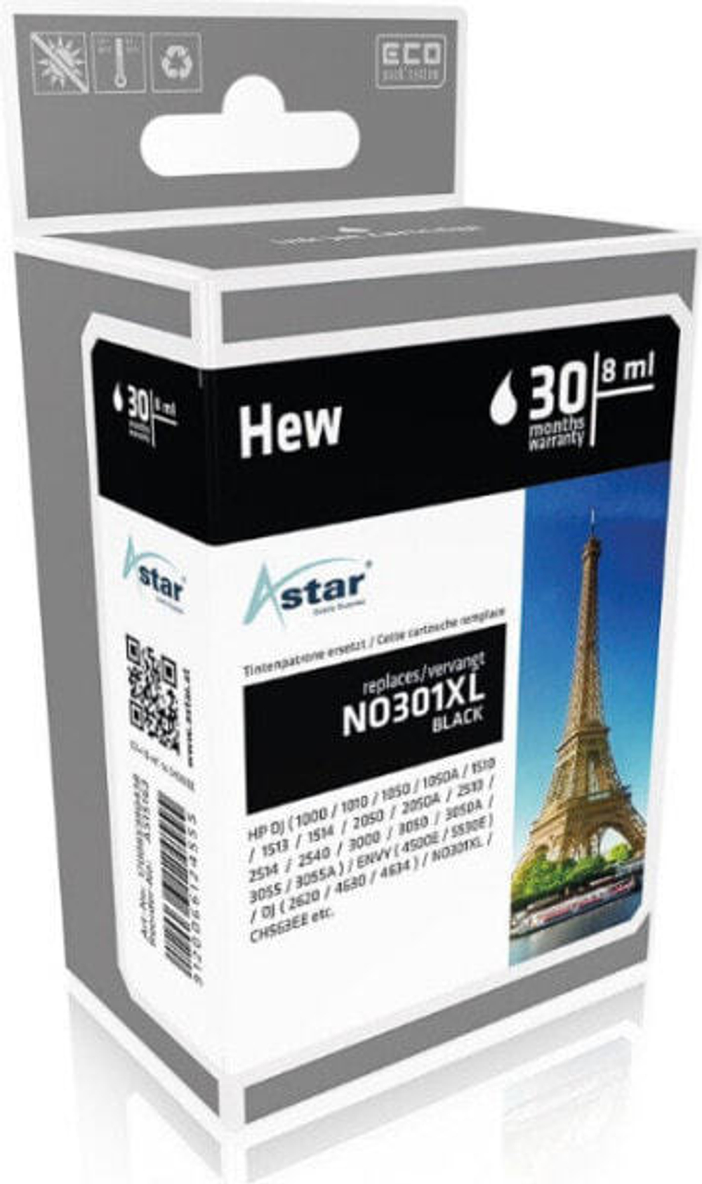 Картридж струйный черный 1 шт Astar AS15163