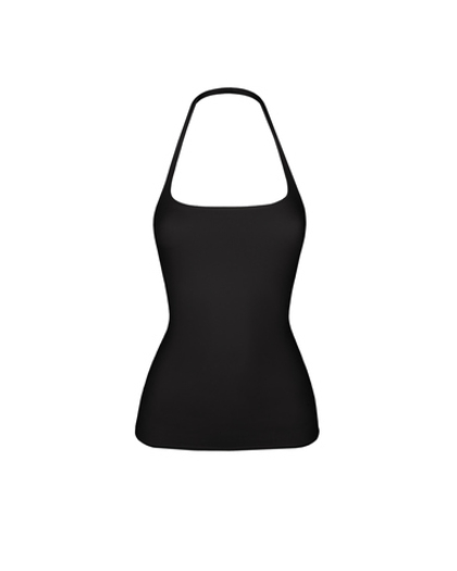 black halter top